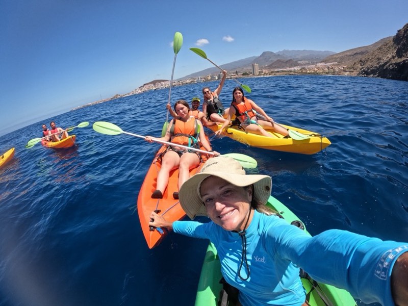 Kayak y snorkel con Gran Azul Tours en Tenerife sur
